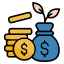 Flexible savings icon
